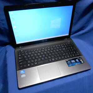 ASUS K55A Celeron B820 1.70GHz メモリ:4GB HDD:500GB マルチドライブ Windows10 の画像1