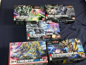 ★ 1/144　HG ユニコーンガンダム３号機フェネクス（デストロイモード）Ver.GFT,バンシィノルン（デストロイモード）など５個セット