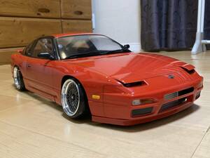 ★☆希少品 ABCホビー 日産 180SX 中期型 1990年代 古口さん仕様 忠実再現 ドリフト ラジドリ用 未使用品☆★