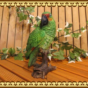  птица. украшение настоящий . попугай зеленый bird произведение искусства орнамент садоводство интерьер 