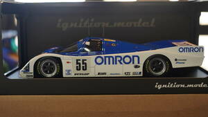 スパーク 1/18 ポルシェ 962C #55 LM 1989 オムロン Spark Porsche 962 C OMRON