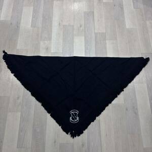 . under .. the first period person himself period Number Nine number nine 00 redisun runway.. wool emblem triangle shape stole new goods unused goods made in Japan 