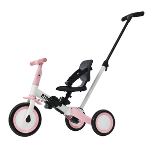 tricycle pair .. bike one pcs 4 position stroller .... hand pushed . stick attaching for children tricycle child bicycle 3 wheel bike pedal attaching control bar attaching 