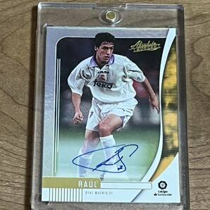 panini chronicles raul auto real madrid レアル・マドリード サインカード ラウールの画像1