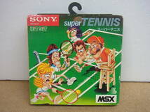 動作未確認◇MSX　ROMカートリッジ　super TENNIS　スーパーテニス _画像1