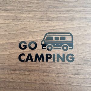 2. [ free shipping ] GO CAMPING cutting sticker ba scan pCAMP outdoor black [ new goods ]