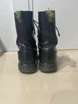 価格見直し　希少　プリントタグ　英国製 Dr.Martens ドクターマーチン １０ホールブーツ 黒 UK7 26センチ　イングランド製_画像5