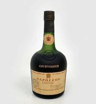 ●酒●　未開栓　クルボアジェ　ナポレオン　NAPOLEON COURVOISIER ブランデー　コニャック　40度　700ml　(管理C3-1)_画像1