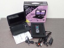 ●CCM●　2023年製/美品　9インチ ポータブルDVDプレーヤー 3電源(AC/DC/乾電池) C.PD-N9.0(B)(管理暗号No-JAN3525)_画像1