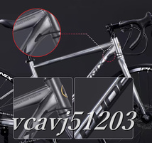 ◆美品◆2024年モデル SHIMANO 21段変速！ロードバイク 軽量 前後ディスクブレーキ 通勤 通学 700C 自転車 フェンダー付き_画像3