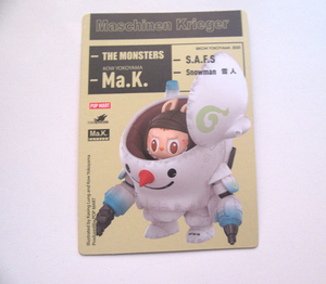 THE MONSTERS × 横山 宏 Ma.K. 「Snowman」 popmart LABUBU ラブブ　 pop mart マシーネンクリーガー