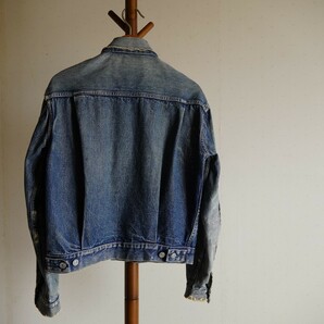 50S Levi's 507XX USA製 紙パッチ オリジナル ビンテージ デニム 2nd ビッグE Gジャン 501XX 506XX 557XXの画像2