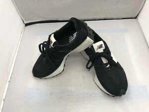 【NEW BALANCE327】ニューバランス327　メンズスニーカー　ブラック　合成繊維生地　25.5cm　SY02-E54