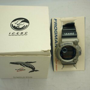 【CASIO GーSHOCK FROGMAN】カシオジーショック フロッグマン 腕時計 グレー×ネイビー SY02-DP9の画像1