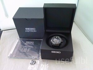 【腕時計】　SEIKO ASTRON セイコー　アストロン　7X52　ソーラーGPSウオッチ　クロノグラフ　ブラック　黒 SY03-Z48