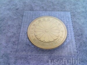 【金貨】　天皇陛下御在位60年記念　金貨　K24　24金　約20ｇ　SY03-X50