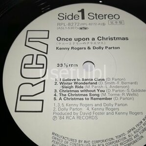 1円スタート！【プロモ盤LPレコード】ケニー・ロジャース＆ドリー・パートン ケニーとドリーのクリスマス 1984年 帯・ライナーノーツ付の画像6