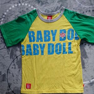 size 130 BABY DOLL カラフルな 半袖Tシャツ