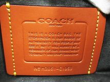 ■ 美品 COACH コーチ Horse and Carriage Print Hitch Belt Bag C1063 ウエストバッグ ボディバッグ ショルダーバッグ ブラック×グレー_画像8