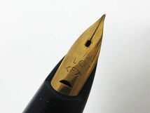 ■ ジャンク PILOT パイロット 万年筆 ペン先 18K 750 花柄 シルバー ケース付き_画像6