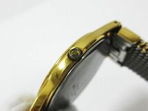 ■ 稼動品 SEIKO セイコー DOLCE ドルチェ 8J41-6100 クォーツ 腕時計 ゴールド文字盤 ラウンドフェイス 3針 _画像5