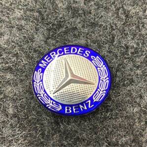 メルセデスベンツ 直径29mmエンブレム Mercedes Benz用 ブルーの画像1