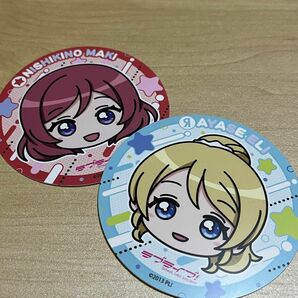 【限定品】ラブライブ コースター 西木野真姫 絢瀬絵里 GIGOたい焼き LoveLive! セット 