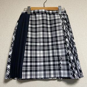  free shipping * fredperry × LEKILT collaboration pleat LAP skirt Fred Perry ru quilt 