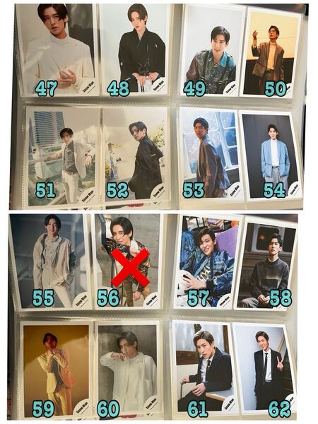 限定価格 47~70 目黒蓮 公式写真セット