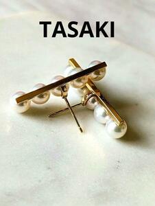 TASAKI バランスプラス パール ピアス 750(YG)　総5.5g