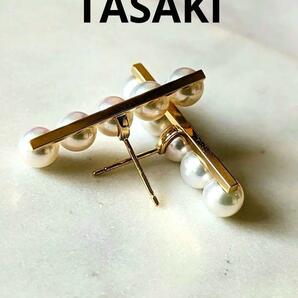 TASAKI バランスプラス パール ピアス 750(YG) 総5.5gの画像1