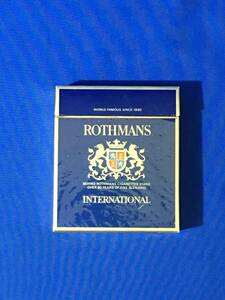 レC169イ●【たばこ パッケージ】 「ROTHMANS」 ロスマンズ 煙草 タバコ シガレット 空箱 ロンドン製 ヴィンテージ レトロ