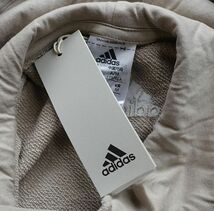 新品 adidas アディダス フレンチテリー パーカー XL プルオーバー スウェット ビッグロゴ ロゴ刺繍 メンズ_画像8