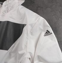 新品 ゴルフにお勧め adidas GOLF アディダス 2WAY ジャケット M ブルゾン ゴルフウェア 防寒 撥水 ブルゾン メンズ ホワイト_画像9