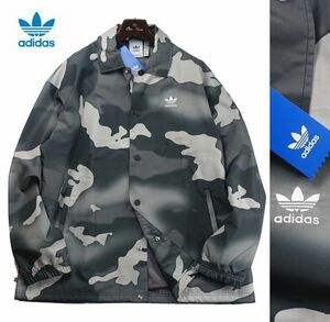 新品 XLサイズ アディダス オリジナルス グラフィック カモ コーチジャケット adidas originals 裏メッシュ ブルゾン 迷彩 メンズ カモ