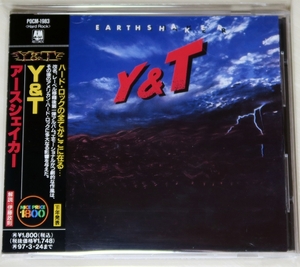 ☆ 旧規格 Y&T アースシェイカー EARTHSHAKER 日本盤 帯付き POCM-1983 税表記3% ☆ 