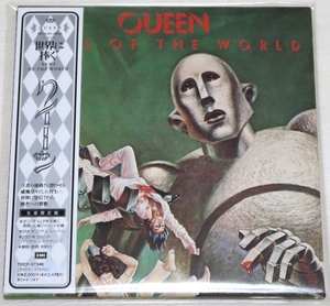 ☆ クイーン QUEEN 世界に捧ぐ News Of The World 初回限定 紙ジャケ デジタル・リマスター 日本盤 帯付き TOCP-67346 新品同様 ☆