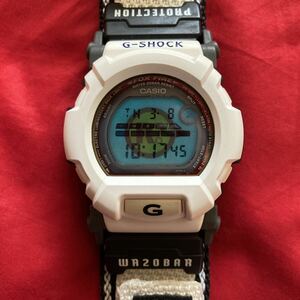 ☆★即決有★☆最高峰のEL美！クラバー限定 RホールDW-002 G-SHOCK DW-002DJR-1 六本木クラブ R？hall カシオ Gショック 白色ベゼル交換！