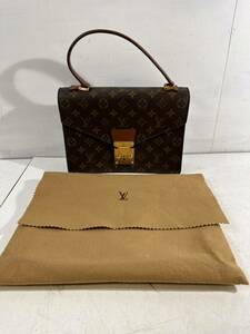 【中古】LOUIS VUITTON ルイヴィトン モノグラム コンコルド ハンドバッグ ゴールド金具 ヴィンテージ 