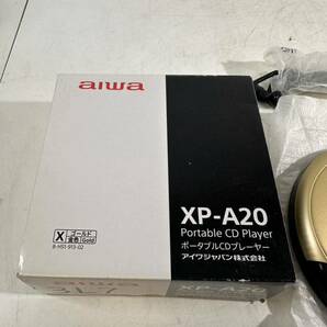 未使用品 aiwa アイワ ポータブル CDプレイヤー XP-A20 ゴールド の画像2