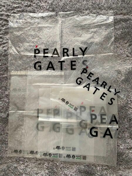パーリーゲイツ　透明袋　PEARLYGATES 7枚　袋　ショップ