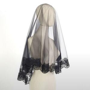  wedding veil black Mali a race embroidery wedding wedding front .. wedding bride cosplay Mali a veil two next . photographing for ...