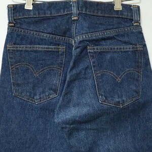 1977年 USA製 Levi's 505 -0217 黒カンヌキ 内股シングル ビンテージ 70s リーバイス デニム パンツ ジーンズ W28 検索 501 66 赤耳