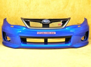 ●GRB GVB インプレッサ WRX STi 後期 純正 フロントバンパー WRブルー 02C 57704FG11 新車外し 極美品