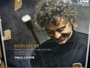 新品未開封品 ポール・ルイス(Paul Lewis) シューベルト作品集(ソナタ3曲&即興曲op899他) 輸入盤2枚組(harmonia mundi)