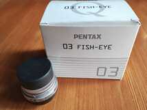  【美品】【送料無料】PENTAX ペンタックス 魚眼単焦点レンズ 03 FISH-EYE Qマウント_画像1