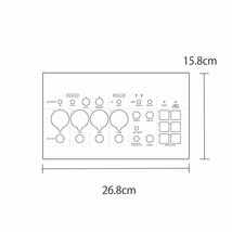 ローランド BRIDGECASTX ツートン レッド 着せ替え ２色 カスタムステッカー 音響機器 配信 サウンド ミックス_画像3