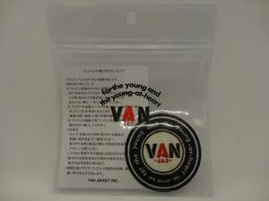 ★送料無料!! VAN JAC ヴァンヂャケット VANコレクターコレクションワッペン 永遠の丸VAN/ブラック アイロン&縫い付け兼用タイプ★