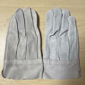 新品 牛床革手袋 レザーグローブ 108-A (外縫い) 普通サイズ 長さ 24 DIY ハンドメイド 作業手袋の画像4