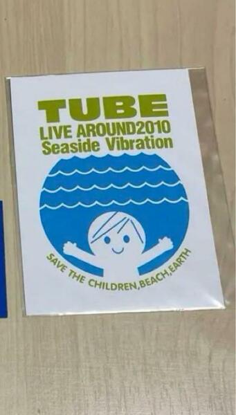 TUBE シーサイドバイブレーション ステッカー シール LIVE around 2010